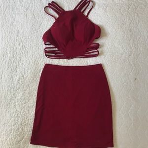 Short, fitted prom or homecoming dress